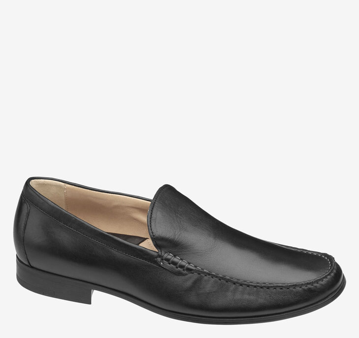 Johnston & Murphy Cresswell Venetian Loafers Herr - Svarta Finskor [QS1729856]